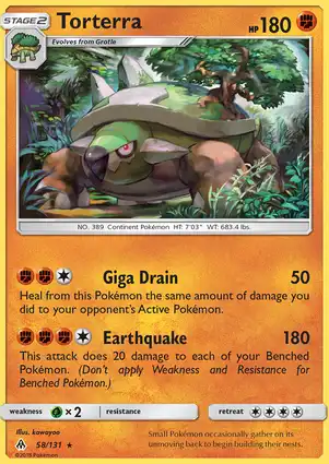 Torterra 58/131 Forbidden Light