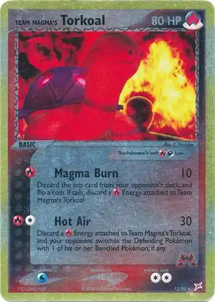 Team Magma's Torkoal 12/95 EX Team Magma vs Team Aqua