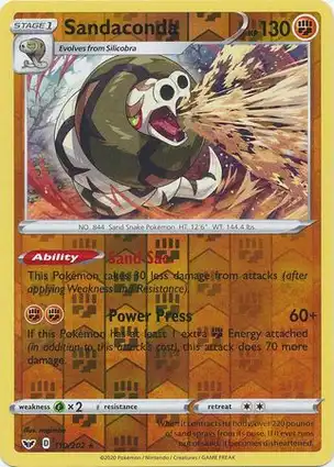 Sandaconda 110/202 Sword & Shield