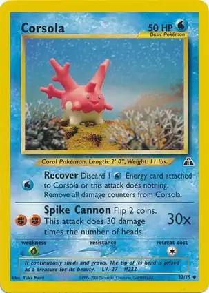 Corsola 37/75 Neo Discovery