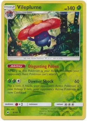 Vileplume 6/147 Burning Shadows