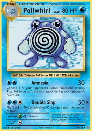 Poliwhirl 24/108 Evolutions