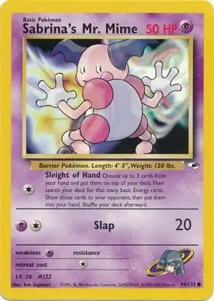 Sabrina's Mr. Mime 94/132 Gym Heroes