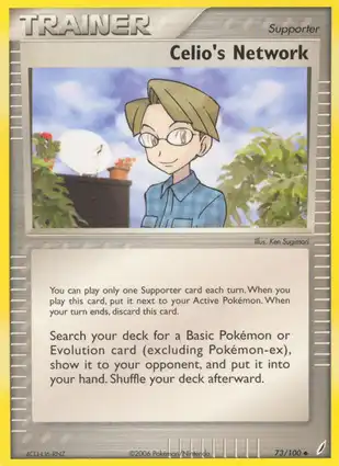 Celio's Network 73/100 EX Crystal Guardians