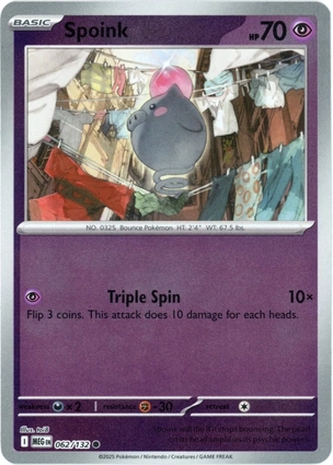Spoink 062/132 Mega Evolution