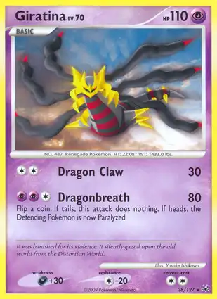Giratina 28/127 Platinum
