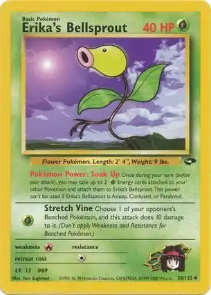 Erika's Bellsprout 38/132 Gym Challenge