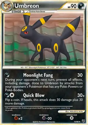 Umbreon 10/90 Undaunted