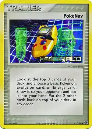 PokéNav 81/106 EX Emerald