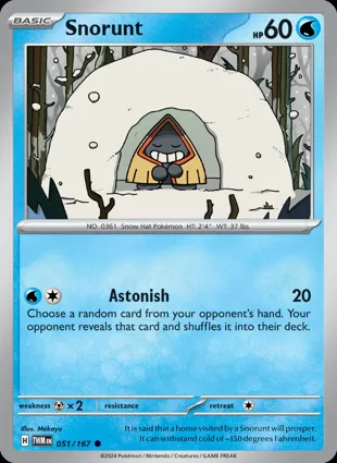 Snorunt 051/167 Twilight Masquerade