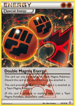 Double Magma Energy 34/34 Double Crisis