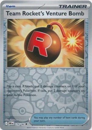 Team Rocket's Venture Bomb 179/182 Destined Rivals