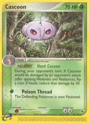 Cascoon 26/109 EX Ruby & Sapphire
