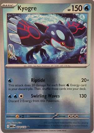 Kyogre 034/132 Mega Evolution