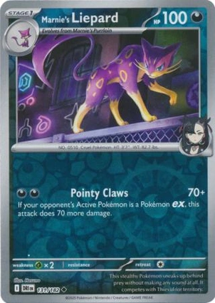 Marnie's Liepard 131/182 Destined Rivals