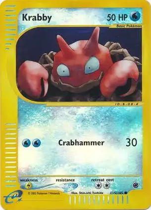 Krabby 115/165 Expedition Base Set