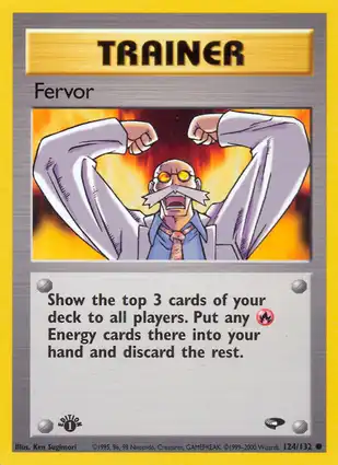 Fervor 124/132 Gym Challenge 1st Edition