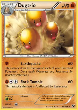 Dugtrio 59/146 XY