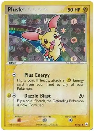 Plusle 69/101 EX Hidden Legends