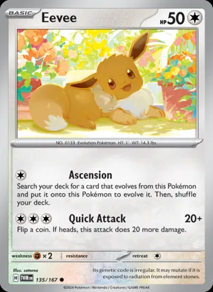 Eevee 135/167 Twilight Masquerade