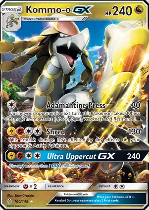 Kommo-o-GX 100/145 Guardians Rising