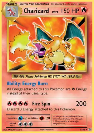 Charizard 11/108 Evolutions