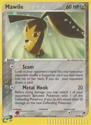 Mawile 9/100 EX Sandstorm