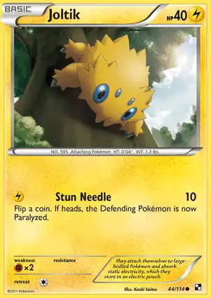 Joltik 44/114 Black & White