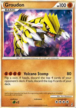 Groudon SL4 Call of Legends