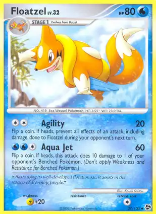 Floatzel 37/106 Great Encounters