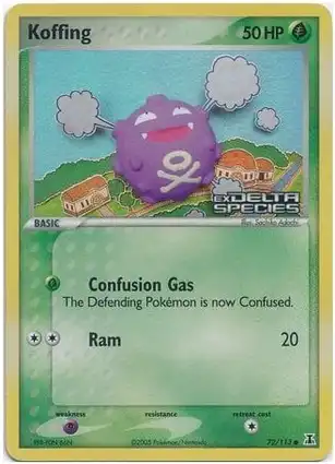 Koffing 72/113 EX Delta Species