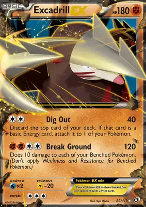 Excadrill-EX 82/113 Legendary Treasures