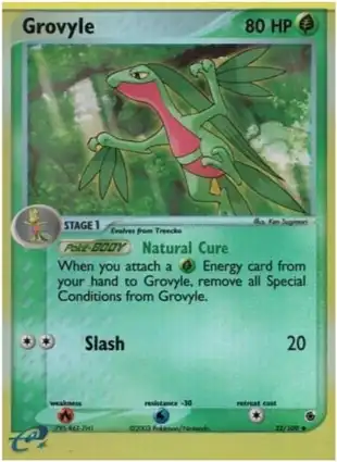 Grovyle 32/109 EX Ruby & Sapphire