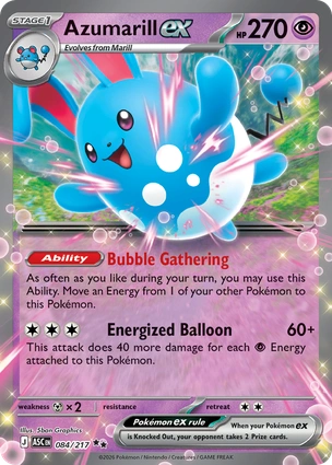 Azumarill ex 084/217 Ascended Heroes