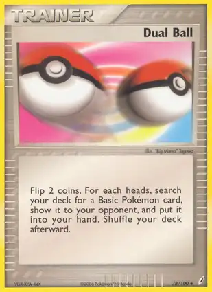 Dual Ball 78/100 EX Crystal Guardians
