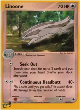 Linoone 38/109 EX Ruby & Sapphire
