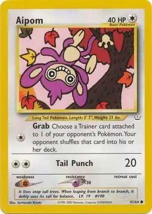 Aipom 41/64 Neo Revelation