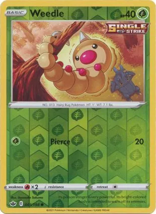 Weedle 001/198 Chilling Reign