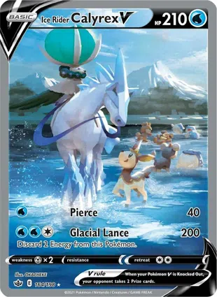 Ice Rider Calyrex V 164/198 Chilling Reign