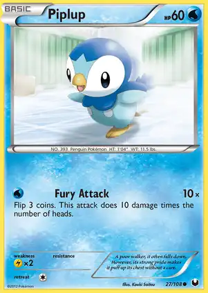 Piplup 27/108 Dark Explorers