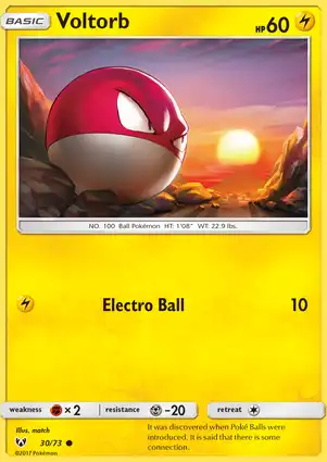 Voltorb 30/73 Shining Legends