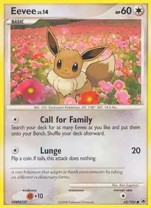 Eevee 62/100 Majestic Dawn