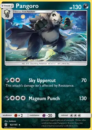 Pangoro 82/145 Guardians Rising