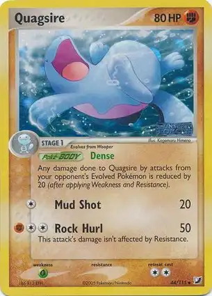 Quagsire 44/115 EX Unseen Forces