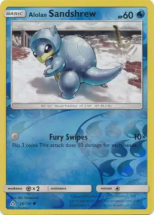 Alolan Sandshrew 28/156 Ultra Prism