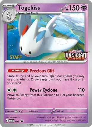 Togekiss 038 Scarlet & Violet Promos
