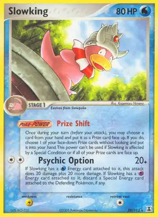 Slowking 28/113 EX Delta Species