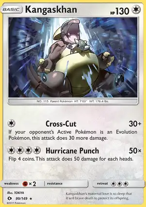 Kangaskhan 99/149 Sun & Moon