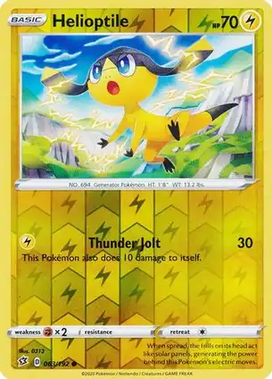 Helioptile 063/192 Rebel Clash