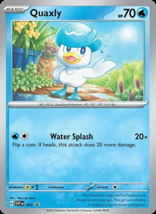 Quaxly 003 Scarlet & Violet Promos